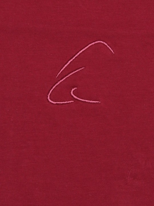 Esparto Wrapshirt "Dhaara" XS / Garnet Red