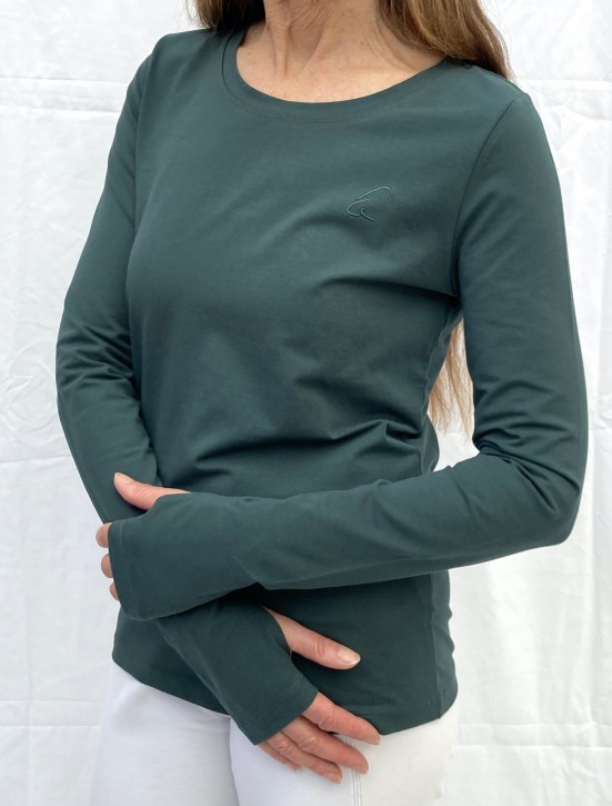 ESPARTO Shirt "Vicitra" S / Thyme / Dark Green