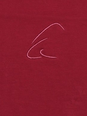 ESPARTO Half-Sleeve Shirt "Sadaa" M / Garnet Red