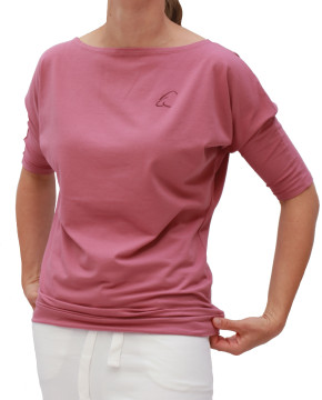 ESPARTO Half-Sleeve Shirt "Sadaa" M / Heather Rose
