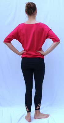 ESPARTO Half-Sleeve Shirt "Sadaa" XL / Raspberry